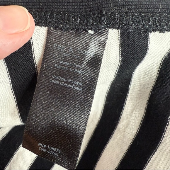 Rag & Bone Brit Striped Side Slit Midi Tank Dress size L - Picture 5 of 5